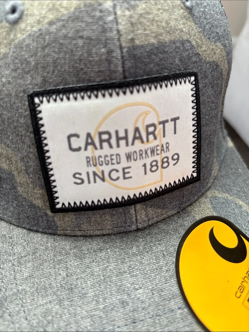 Carhartt Wool pre-curved mesh back,snap back,Force Sweatband,adjustable,Camo cap